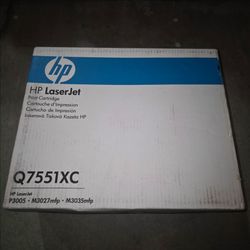 New HP 51X Black LaserJet Toner Cartridge Q7551XC NIB