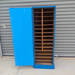 Solid Wood Paper Storage Cabinet 