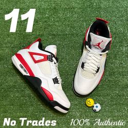 Size 11 Air Jordan 4 Retro “Red Cement” 📍