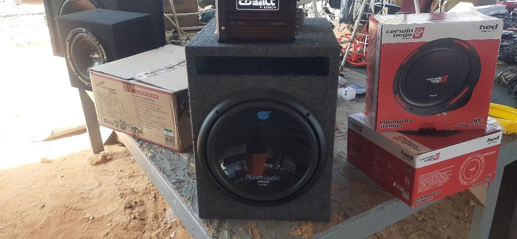 High Wattage 12 And Box And Amp
