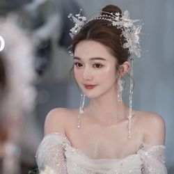 Bride Wedding Accessories For Hair And Shapewear Bra (Take Them All)
