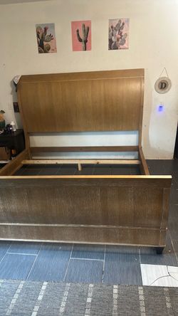 King size wood frame