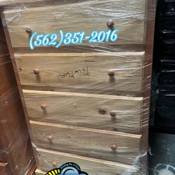 Black Friday Jumbo Natural Dresser 2 Knob Chest Cajonera Comoda 