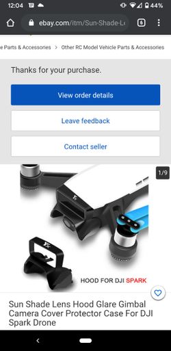 Dji spark camera cover shade