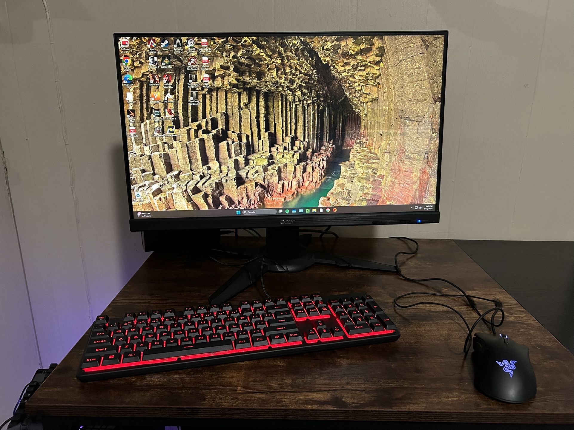 Monitor w/Mouse & Keyboard