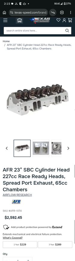 227cc   23° cnc AFR heads