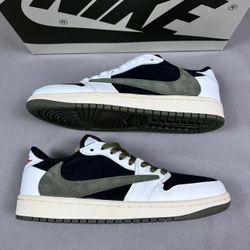 Travis Scott x Nike Air Jordan 1 Low Retro OG SP Olive WMNS Size 11