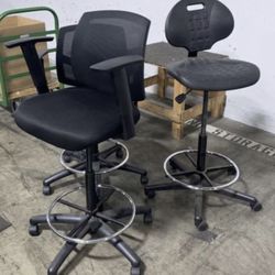 Barstool Style Office Chairs 