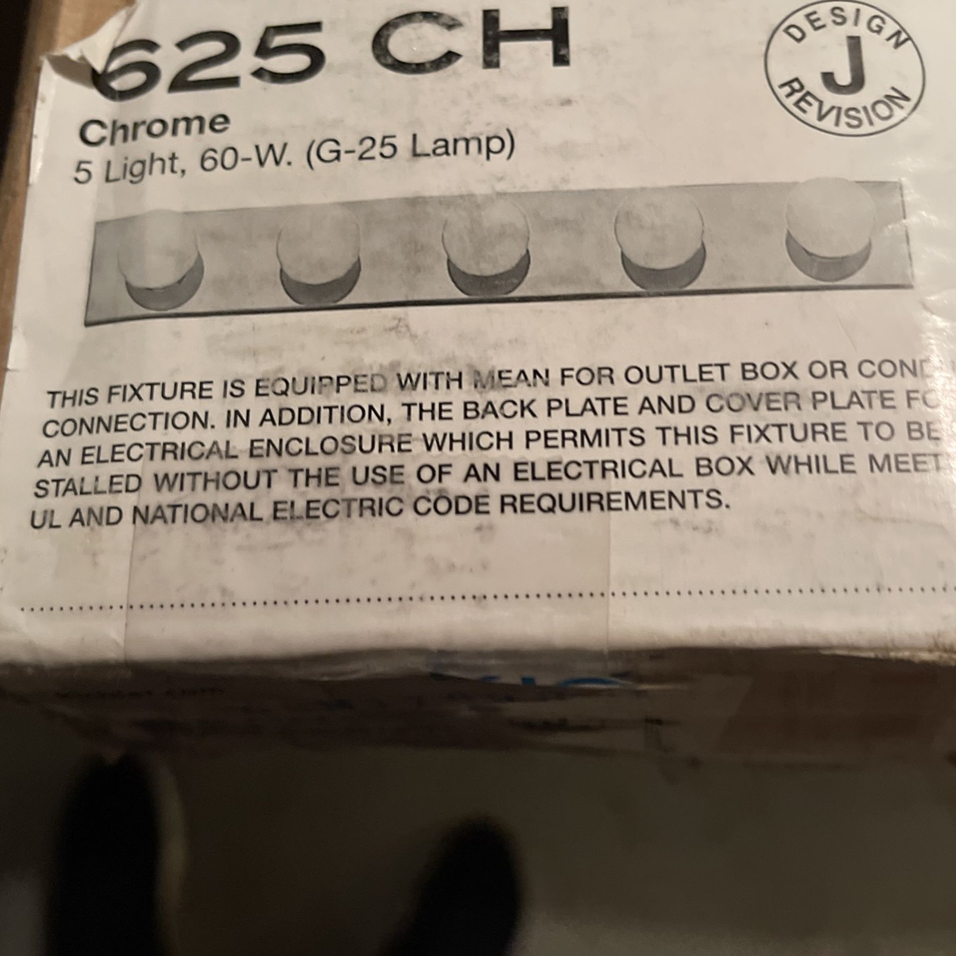 Kichler five light vanity nice she New