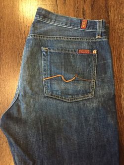 Mens 7 for all mankind jeans size 34 relaxed-like new