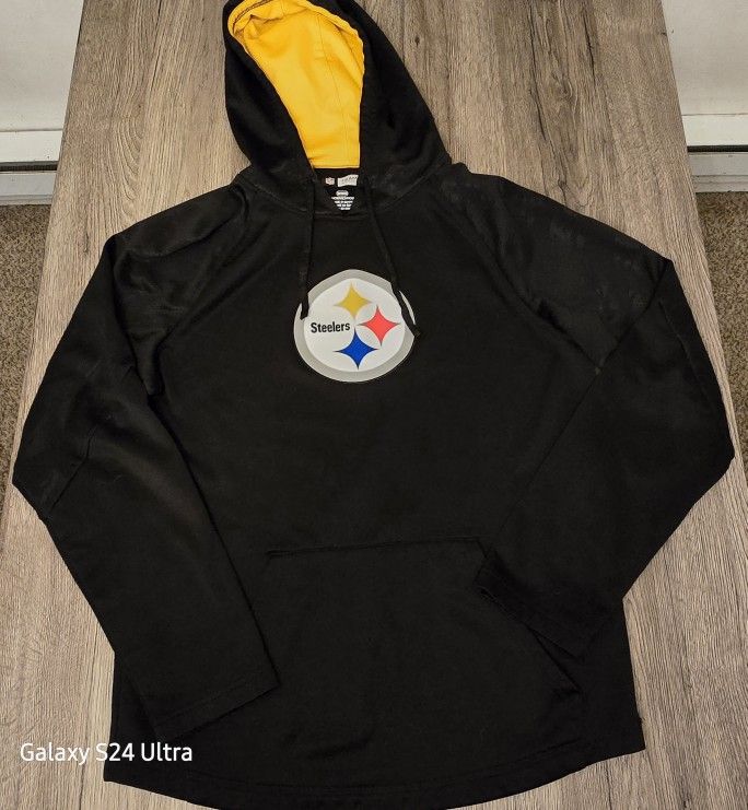 Men's PITTSBURGH STEELERS Nfl Team Apparel Hoodie MEDIUM