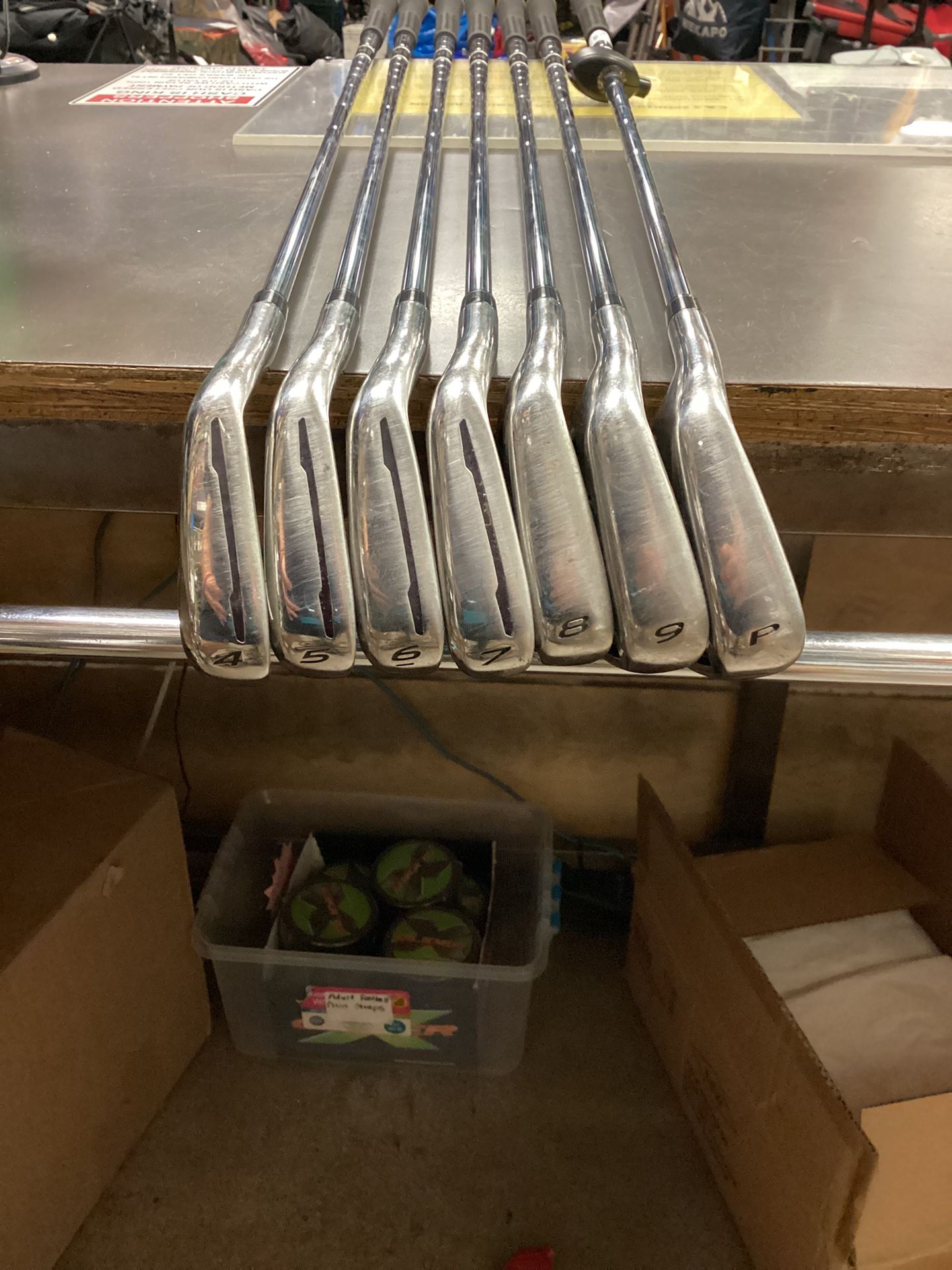 Used TaylorMade M2 Iron Set 3-9, PW - LH (Read Description)