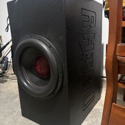 15 In Audio Pipe With Box And Amp 