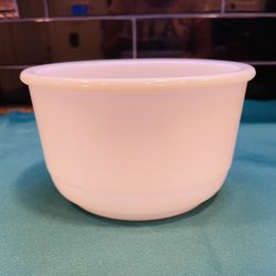 Vintage Milk Glass Mixing Bowl