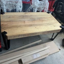 Natural Wood Coffee Table