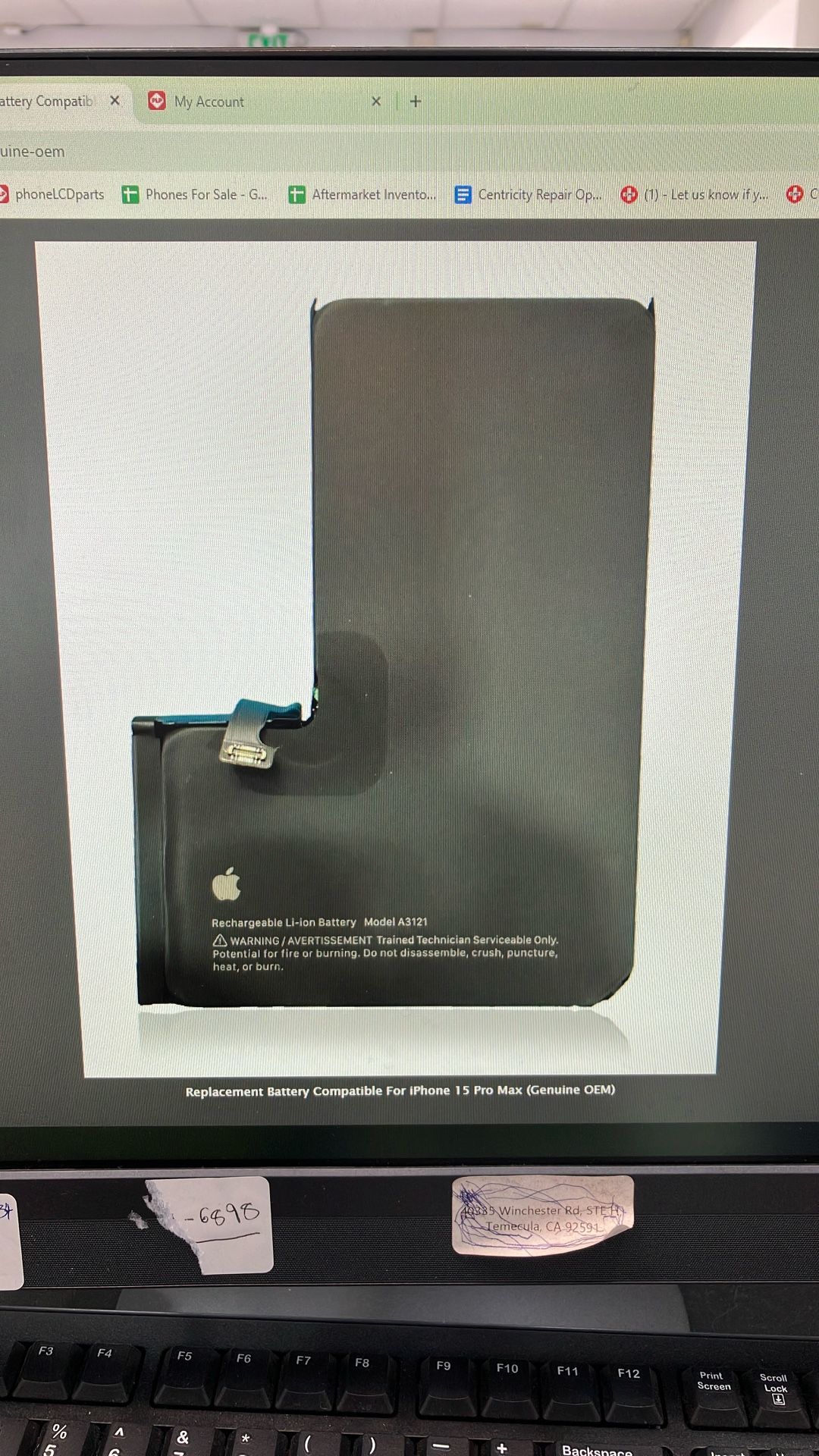 iPhone 15 Pro Max Battery