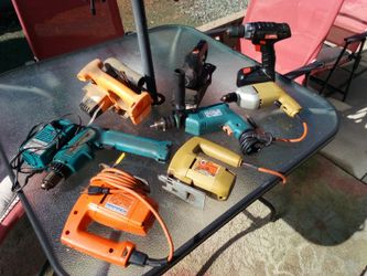 ELECTRICAL POWER TOOLS FOR SALE,  MOVING SOON.