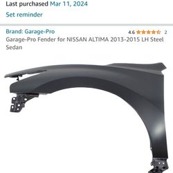 Nissan Front Left Fender