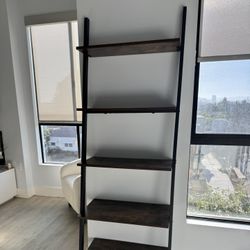 Wood/Metal Ladder Bookshelf 