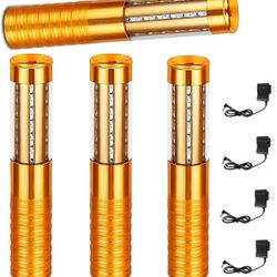 4 PCS LED Strobe Baton Lights Rechargeable