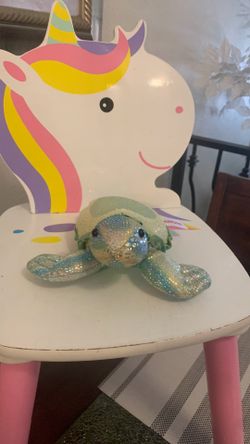 Aurora Sea Sparkles Tamara Turtle Plush 7”