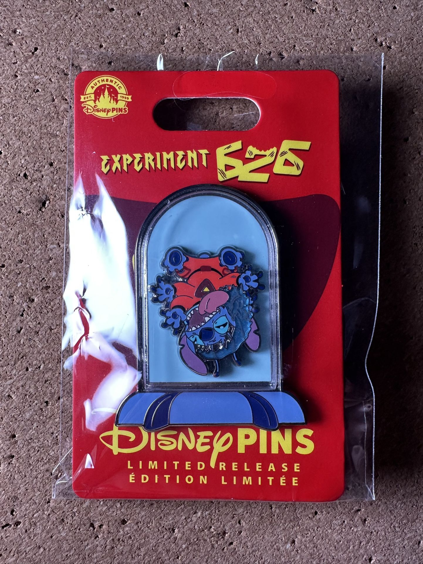 Disney 2023 Stitch Experiment 626 Alien Slider LR pin