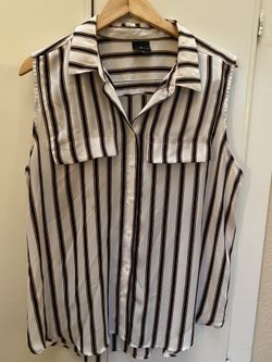 ****XL stripped blouse**** Worthington***
