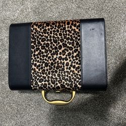 Cheetah print jewlery / makeup  case