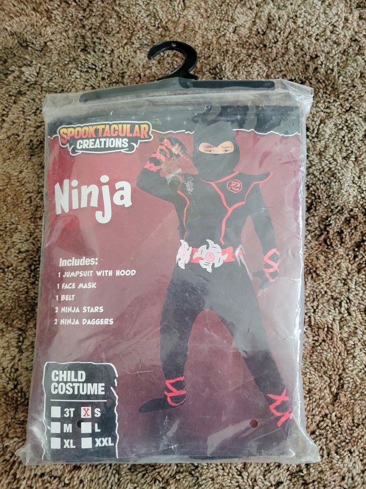 Child's Halloween Ninja Costume