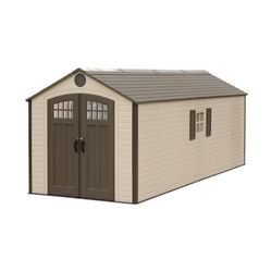 Lifetime 8 ft. x 20 ft. Resin Storage Shed