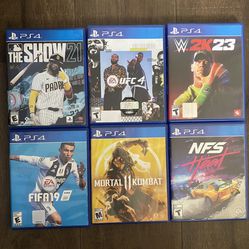 PS4 Games (NOT 4 FREE)