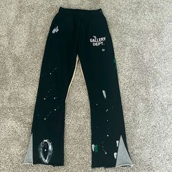 Gallery Dept. Painted Flare Sweat Pants - Size Large I Color: Black