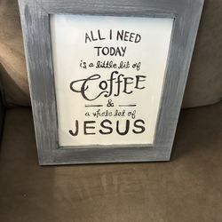 Coffee Sign Wood Frame Hobby Lobby
