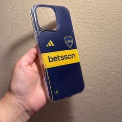 iphone 16 pro max case boca juniors 