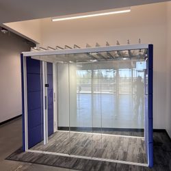 Air3 acoustic pods by Orangebox freestanding meeting room, private space, phone booth