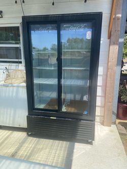 Imbera VRD37 double-door commercial beverage cooler