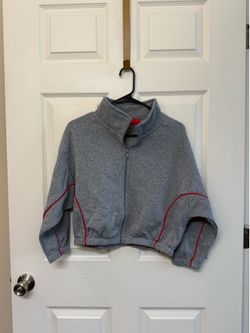 Grey cropped jacket