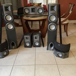 Reduced ,!!!  Set of  7.1 Surround Sound Klipsch Speakers Great Condition Serious Savings Serious Offers Only