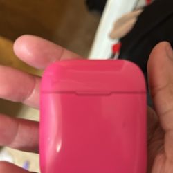 Pink Wireless Earbuds 