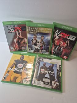 Lot of 5 - XBox ONE GAMES - USED