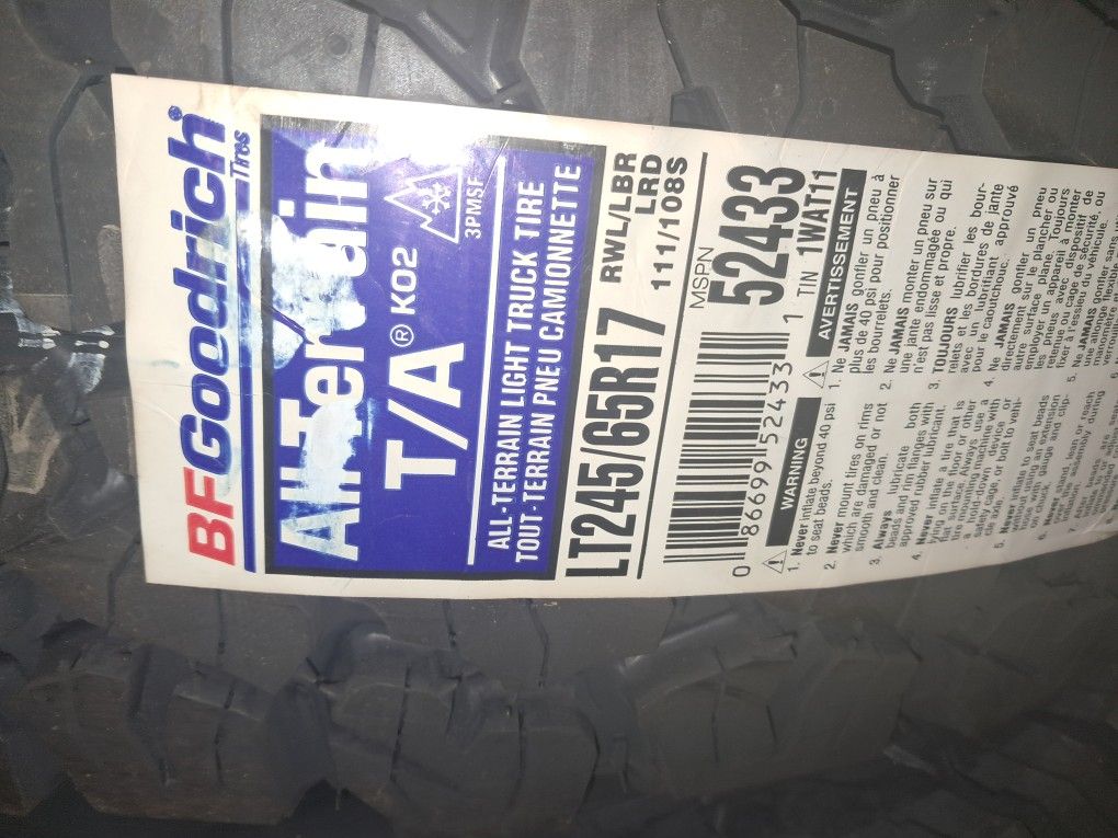 BFGoodrich All-Terrain Ko2