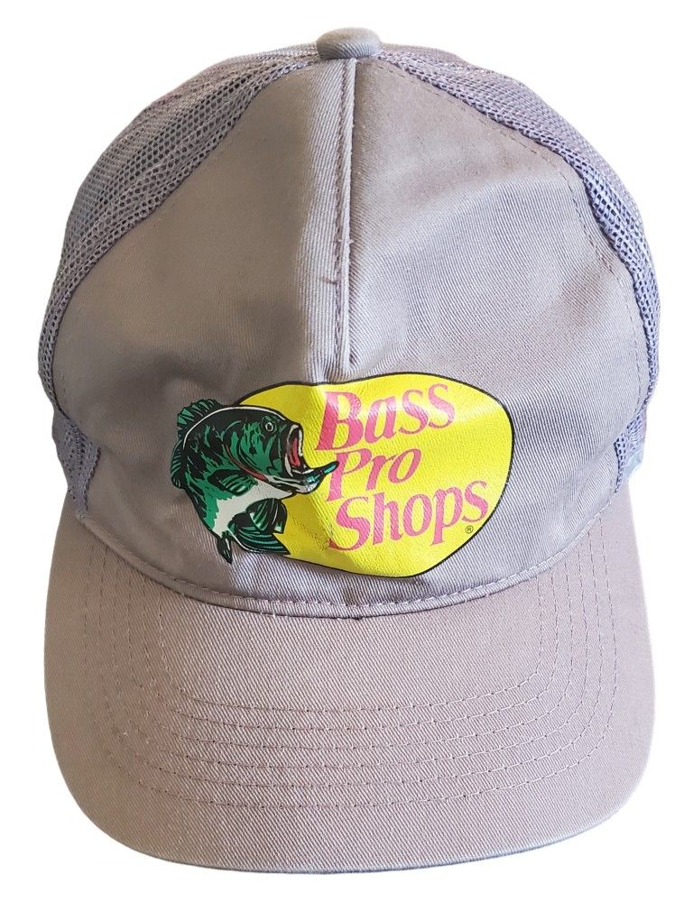 BASS PRO SHOP GONE FISHING Mens Hat/Cap MESH Snap Back - One Size