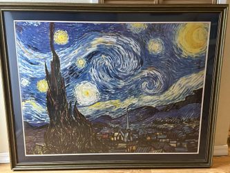 Huge Starry Night Framed Poster