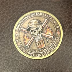 Moonshine Challenge Coin