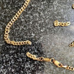 Gold jewelry  - chains, rings, cross 