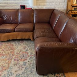 FREE Leather Sectional Couch