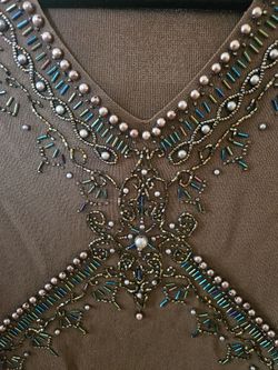 Womans beaded top
