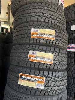 🚘🚨Vendo set de llantas Lt 265 75 16 arroyo tires allterain