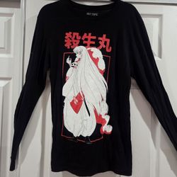Inuyasha, Sesshōmaru Black Long Sleeve Tee