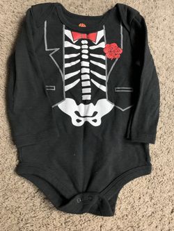 24month Skelton onesie